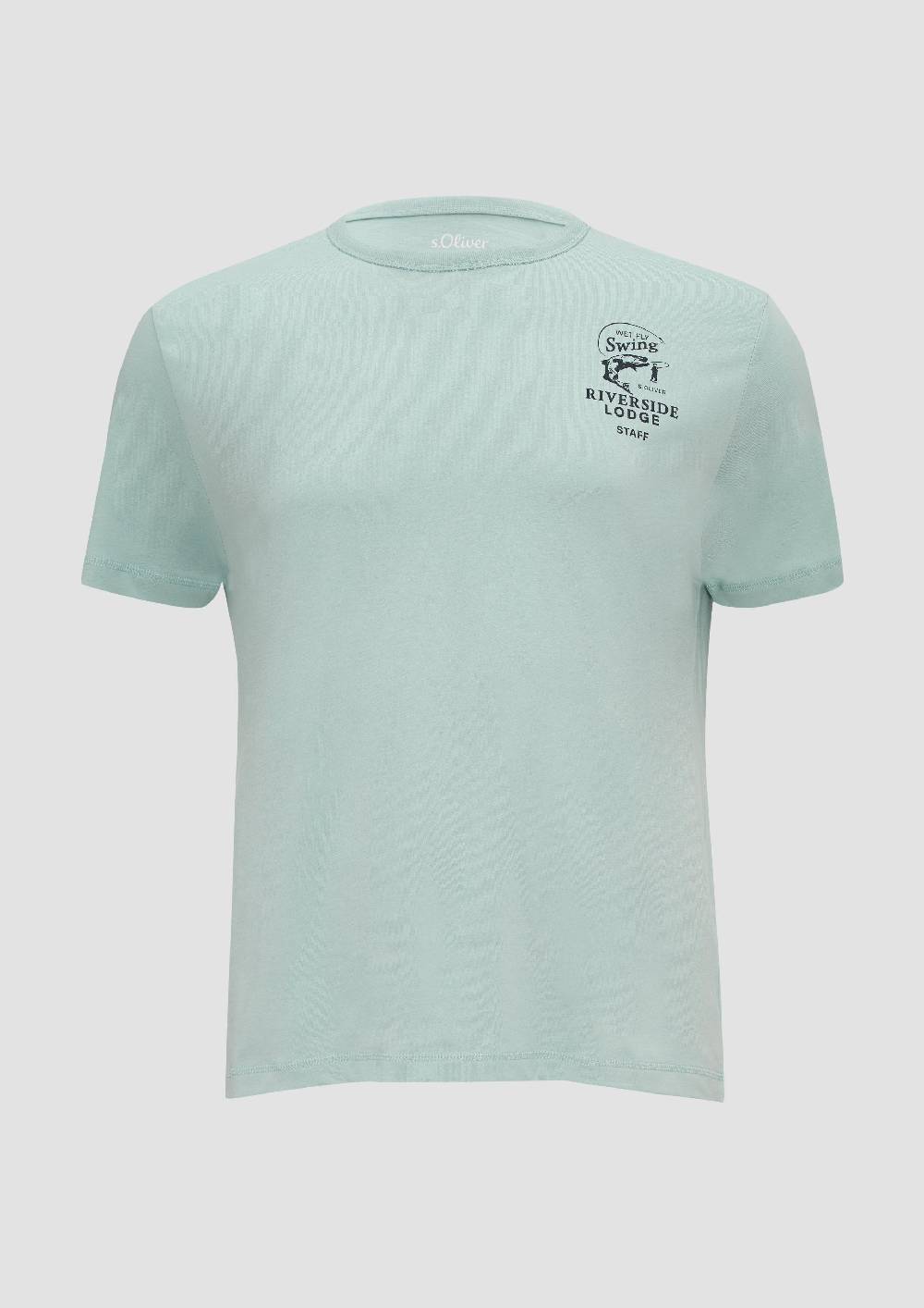 S.Oliver Baumwollshirt Mit Frontprint