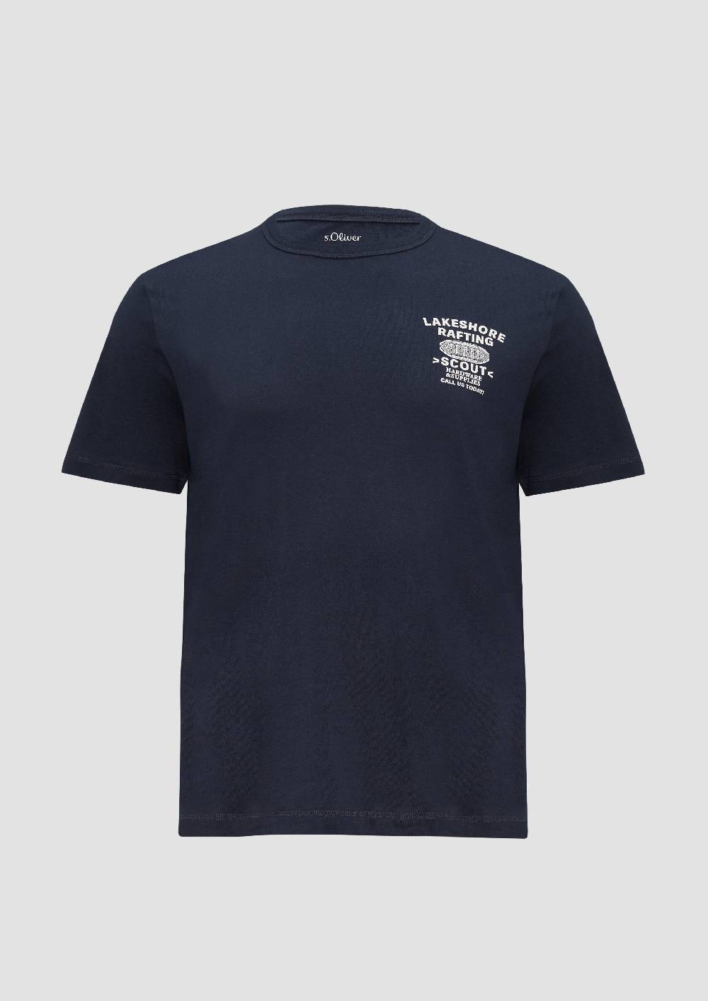 S.Oliver Baumwollshirt Mit Frontprint