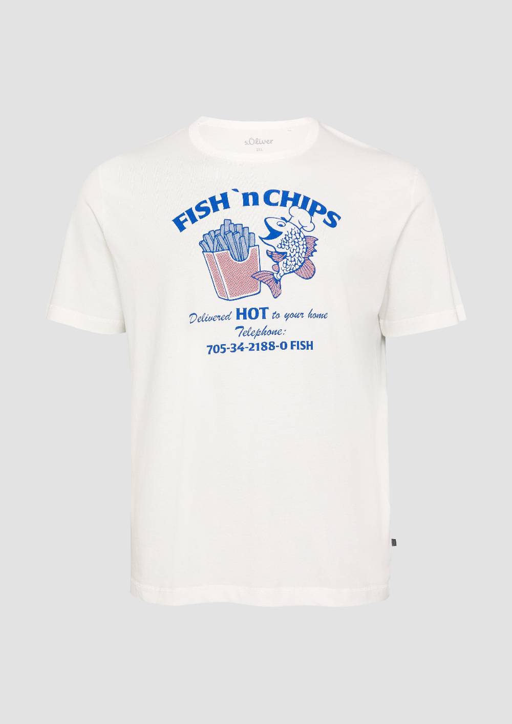 S.Oliver Baumwollshirt Mit Frontprint