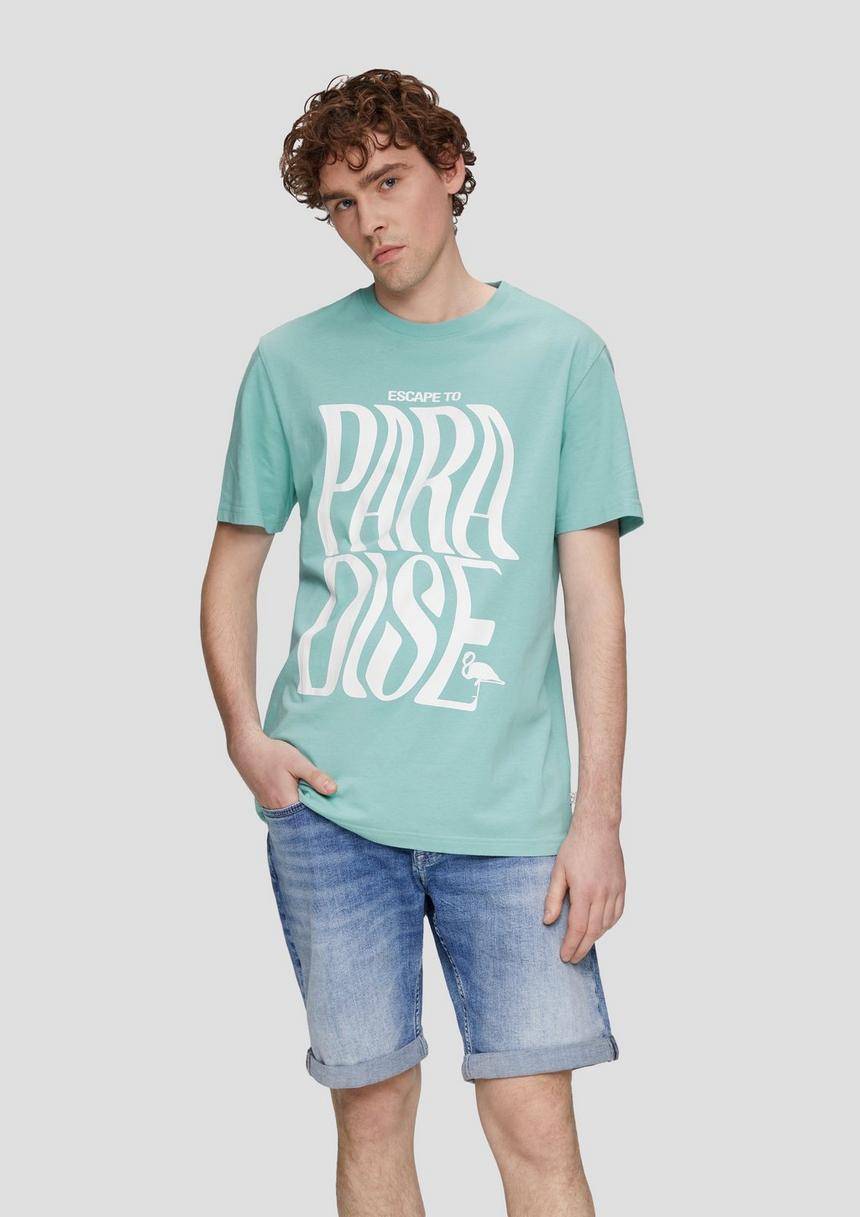 S.Oliver Baumwollshirt mit Frontprint
