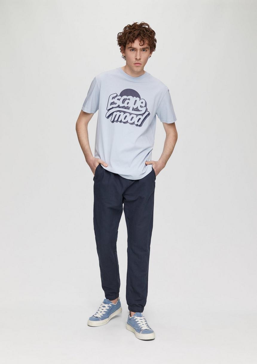S.Oliver Baumwollshirt Mit Frontprint