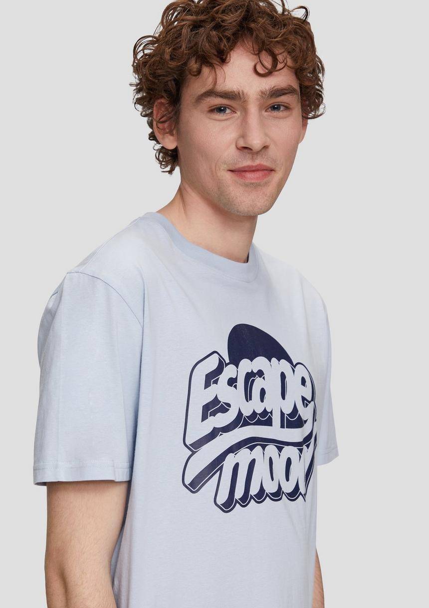 S.Oliver Baumwollshirt Mit Frontprint