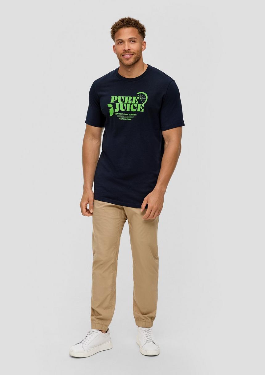 S.Oliver Baumwollshirt Mit Frontprint