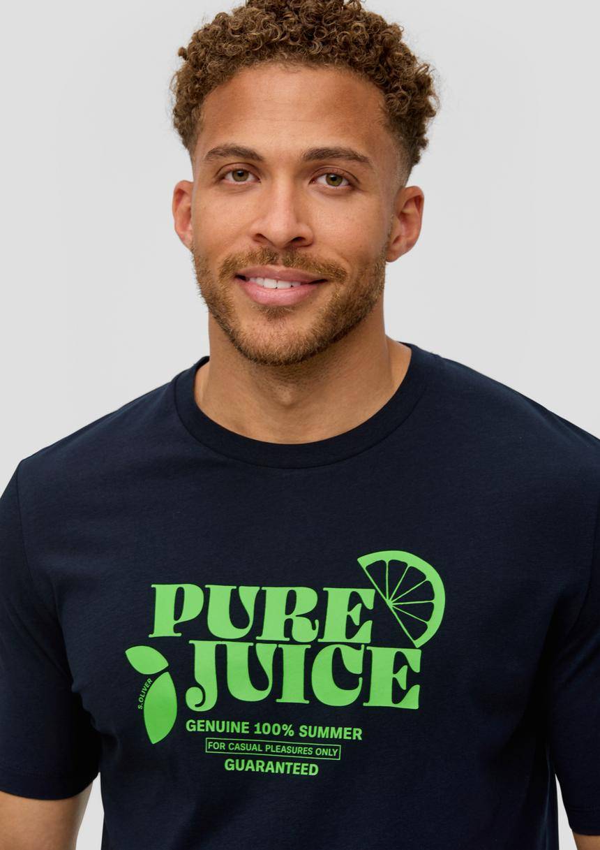 S.Oliver Baumwollshirt Mit Frontprint
