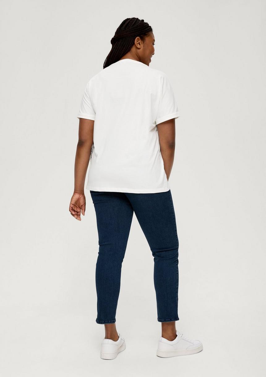 S.Oliver Baumwollshirt Mit Frontprint