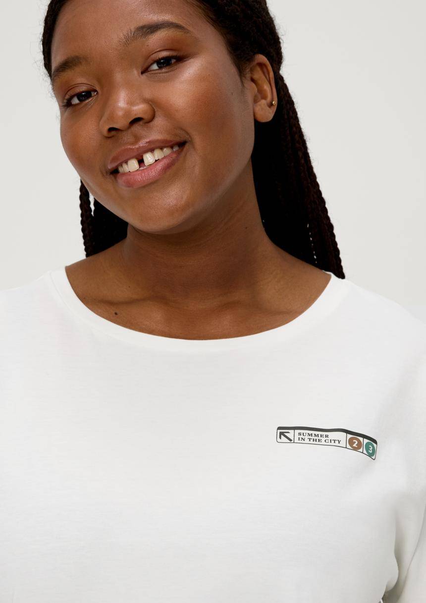 S.Oliver Baumwollshirt Mit Frontprint