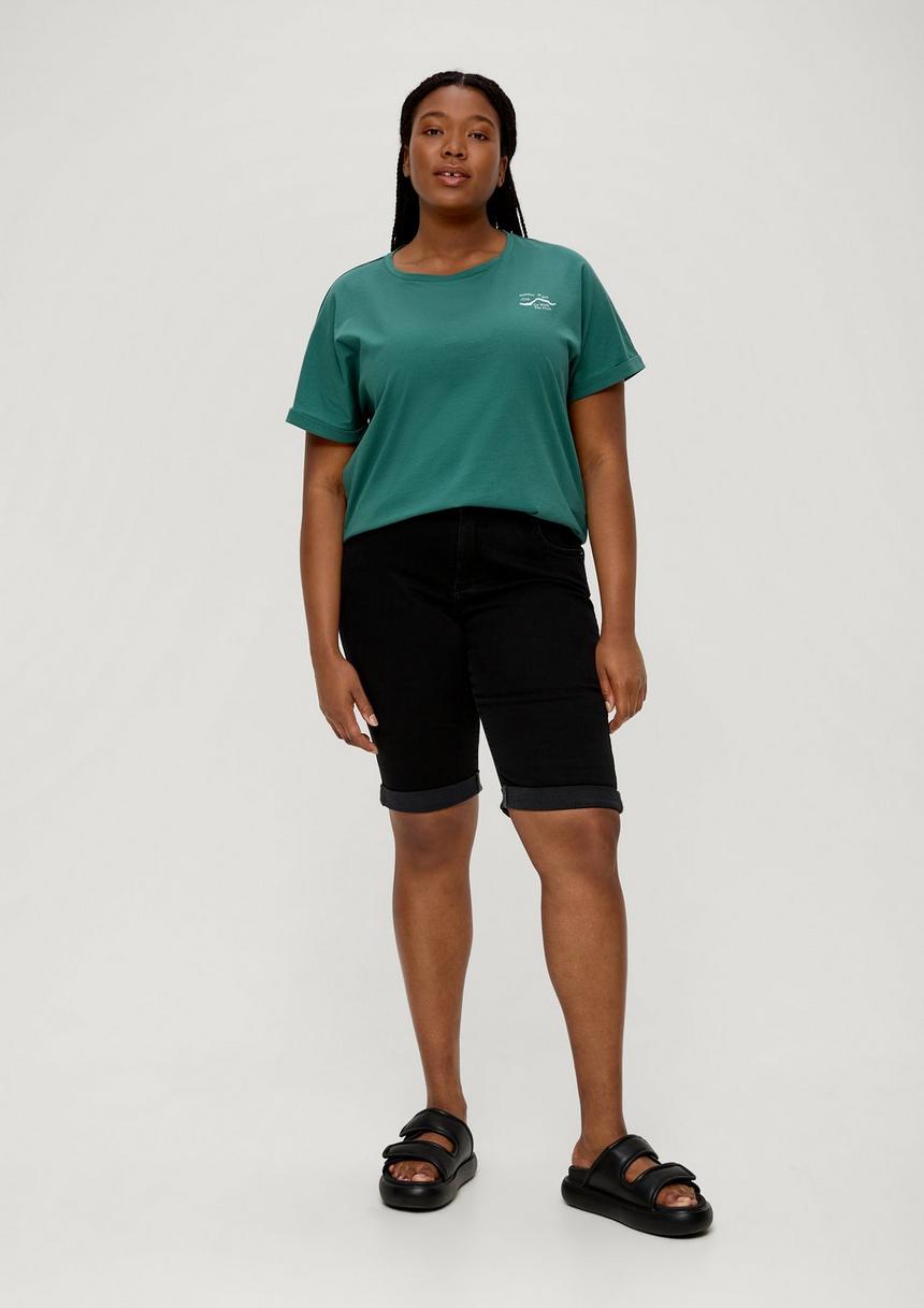 S.Oliver Baumwollshirt Mit Frontprint