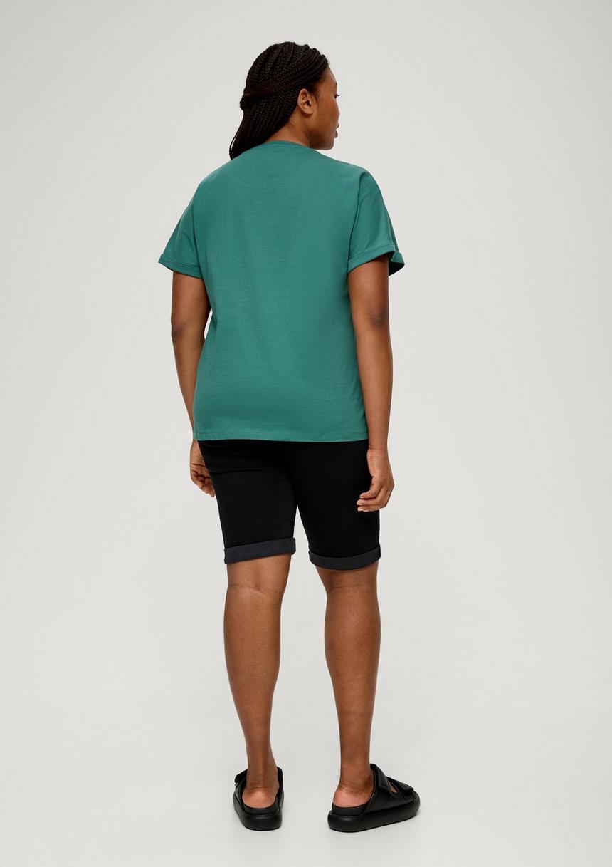 S.Oliver Baumwollshirt Mit Frontprint