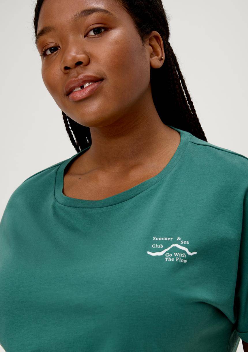 S.Oliver Baumwollshirt Mit Frontprint