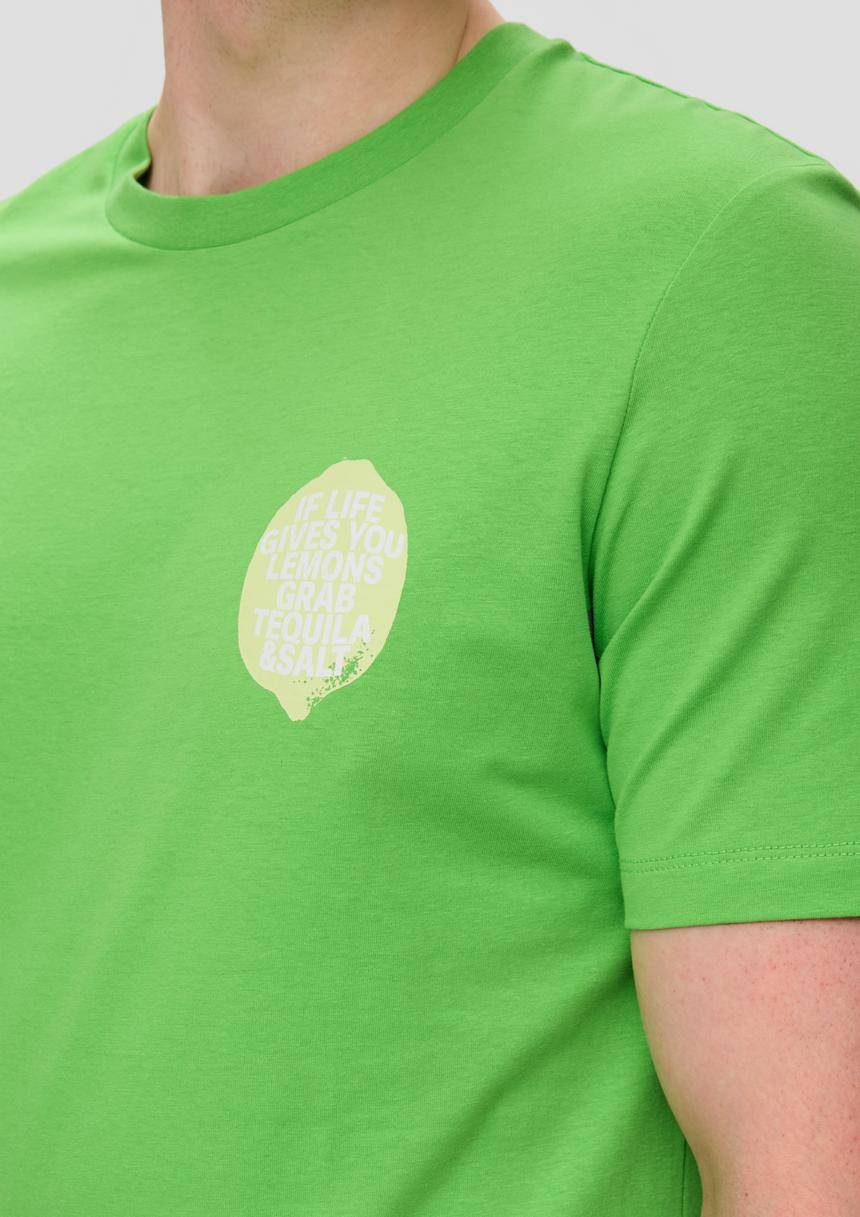 S.Oliver Baumwollshirt Mit Frontprint