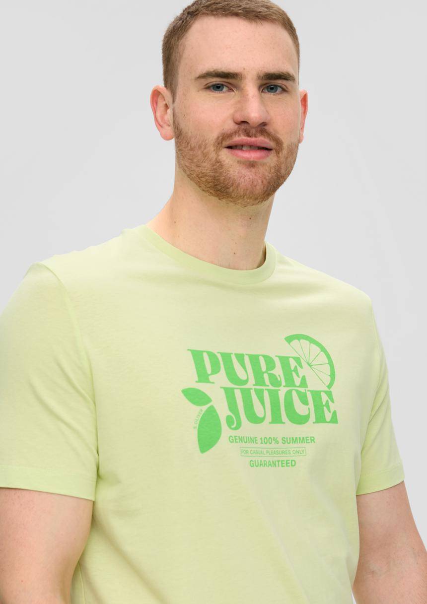 S.Oliver Baumwollshirt Mit Frontprint