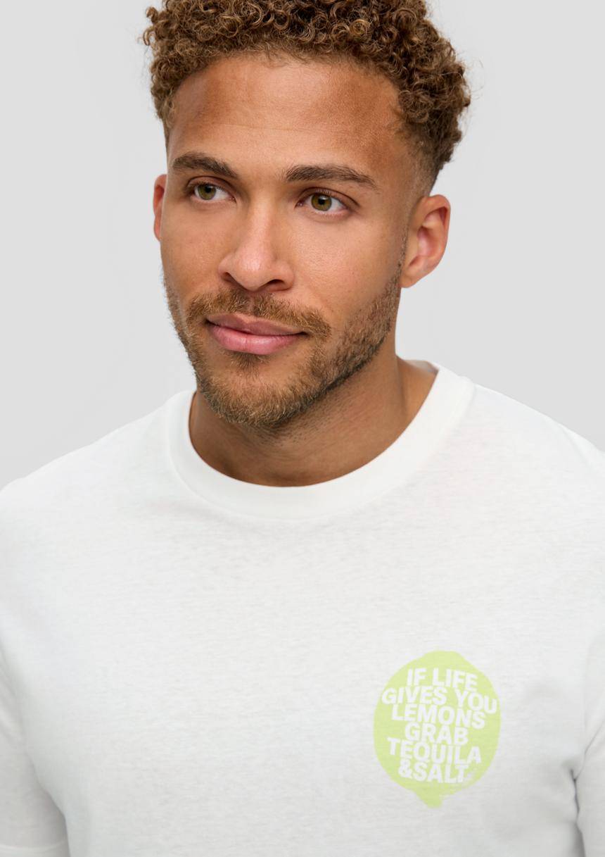 S.Oliver Baumwollshirt Mit Frontprint