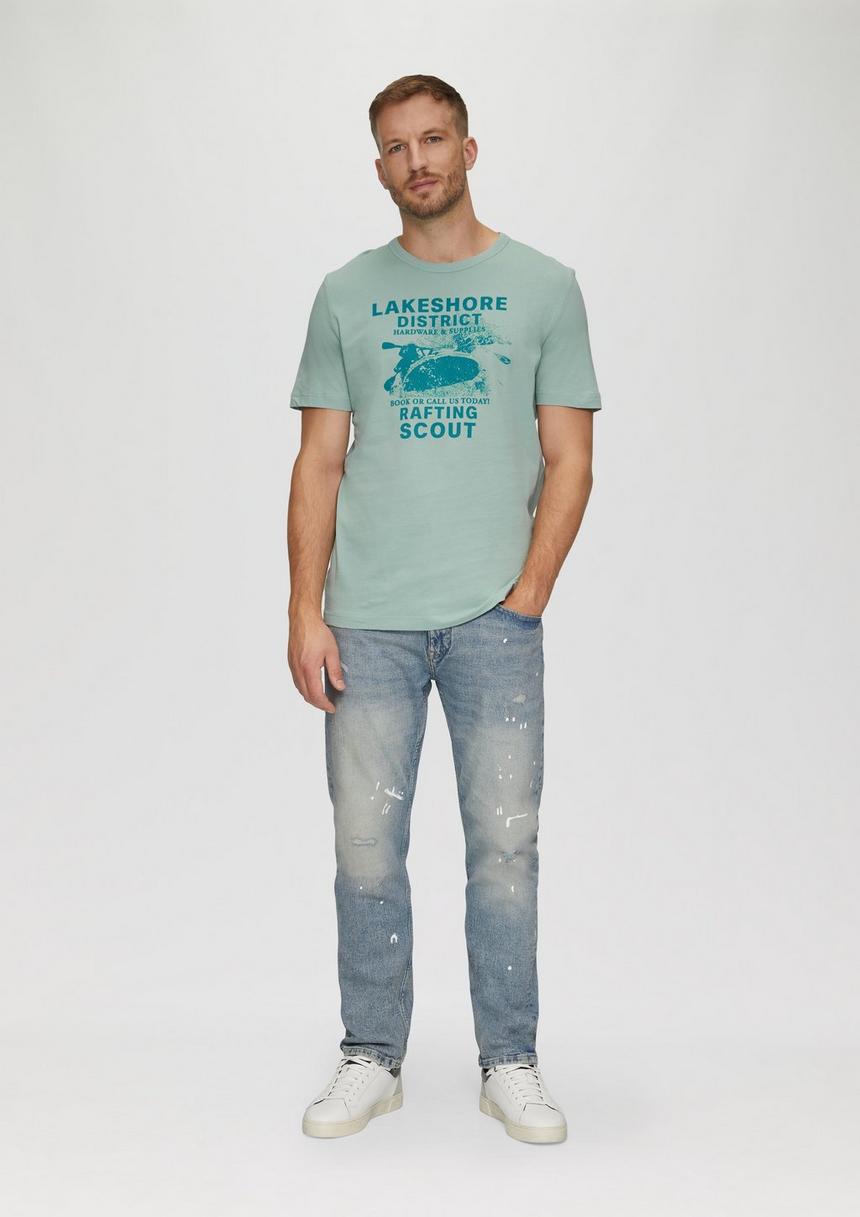 S.Oliver Baumwollshirt Mit Frontprint