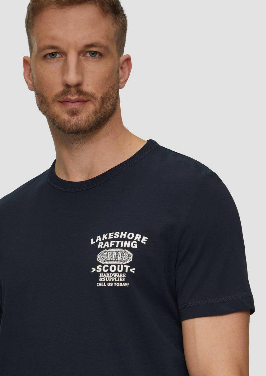 S.Oliver Baumwollshirt Mit Frontprint