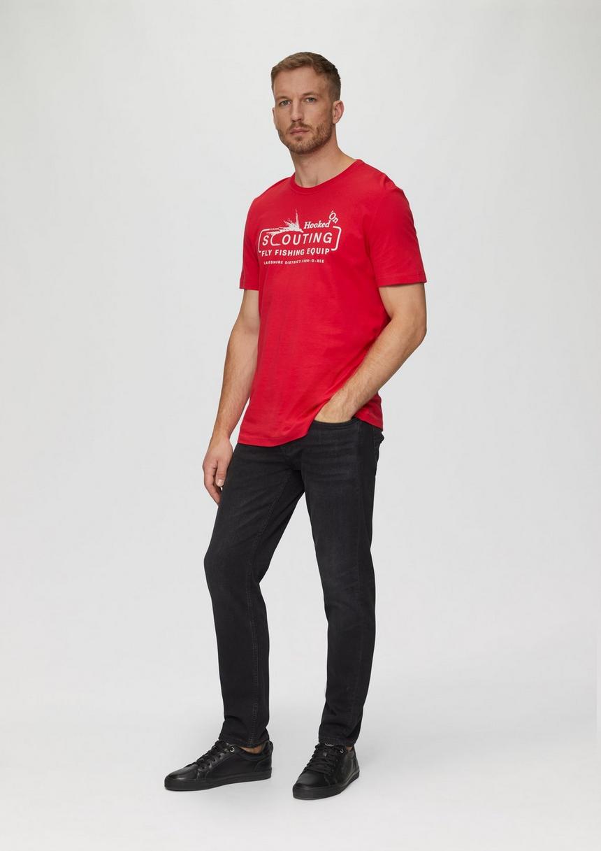 S.Oliver Baumwollshirt Mit Frontprint