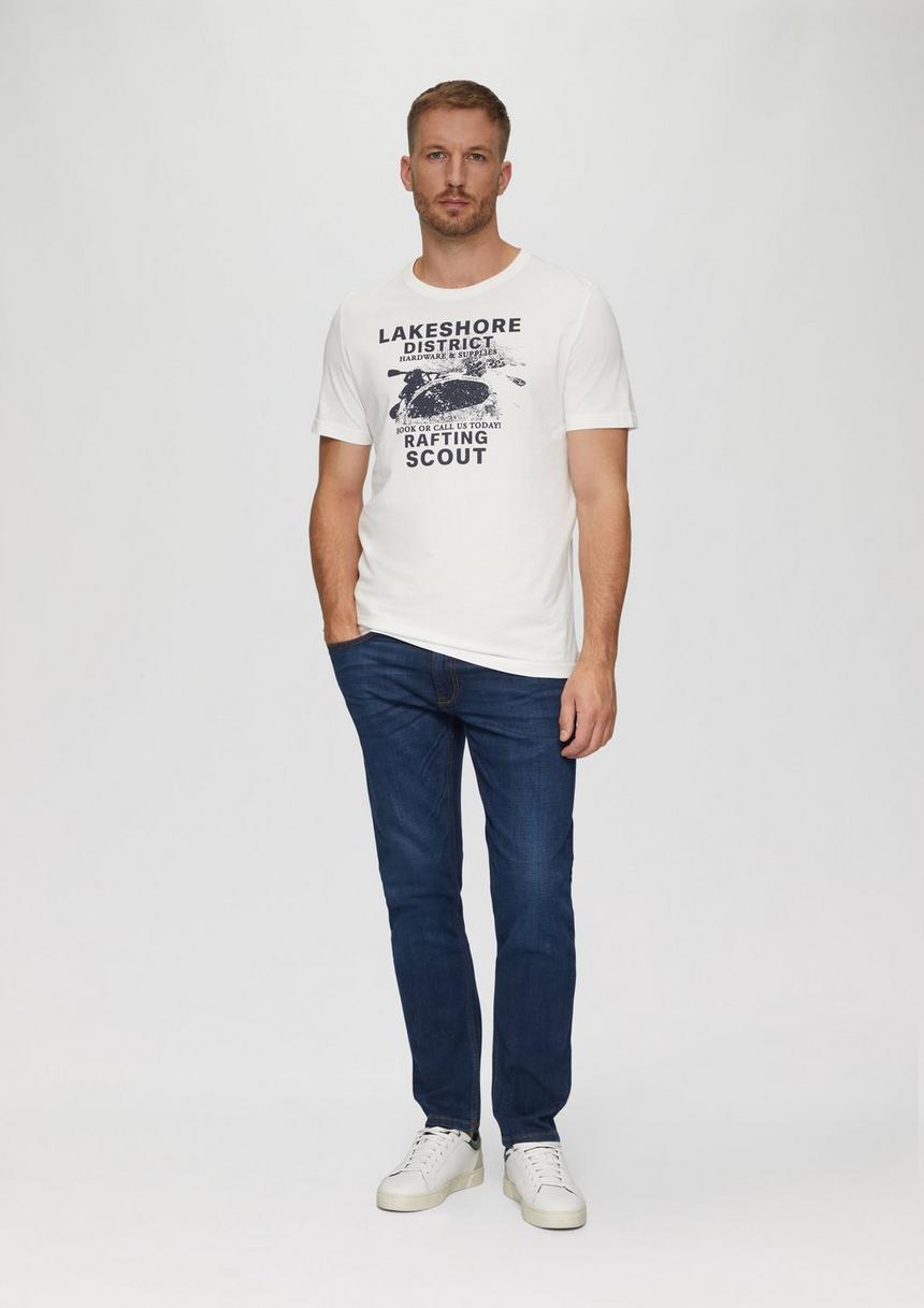 S.Oliver Baumwollshirt Mit Frontprint