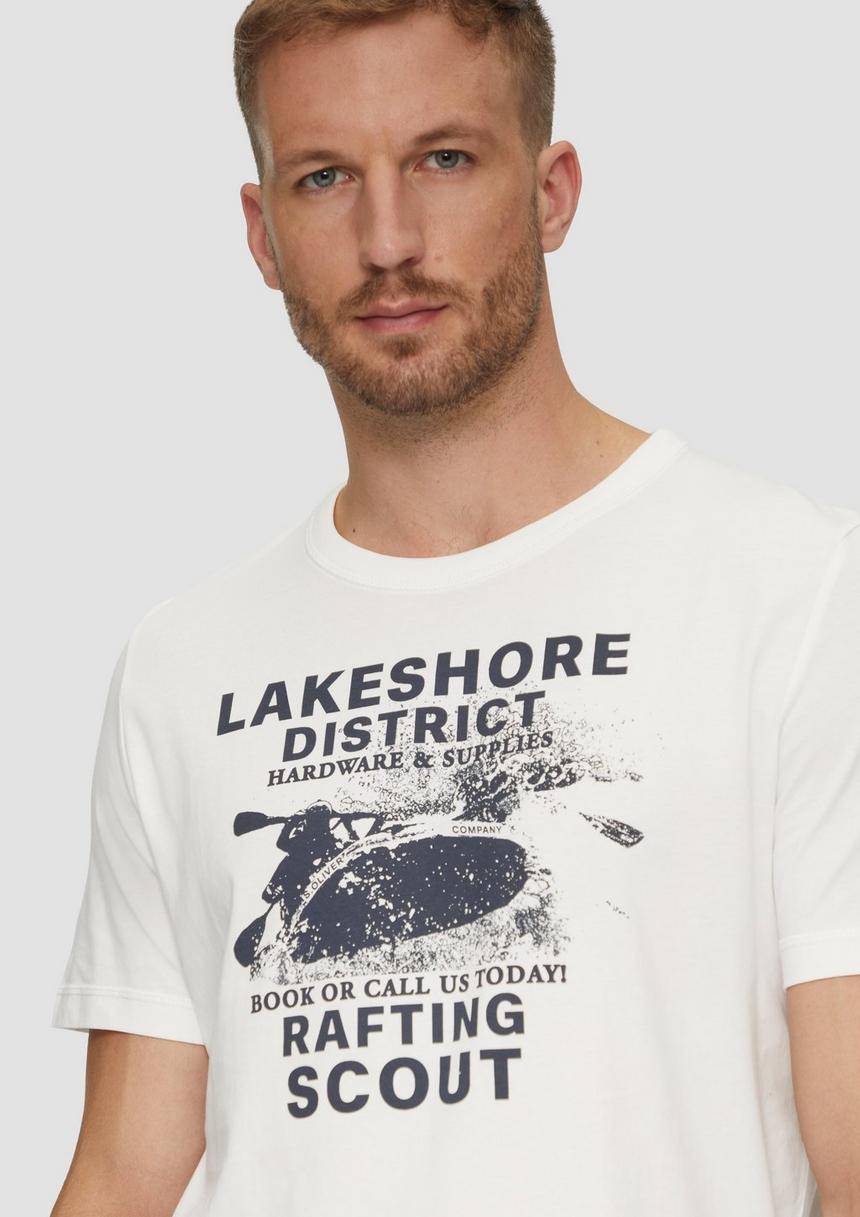 S.Oliver Baumwollshirt Mit Frontprint