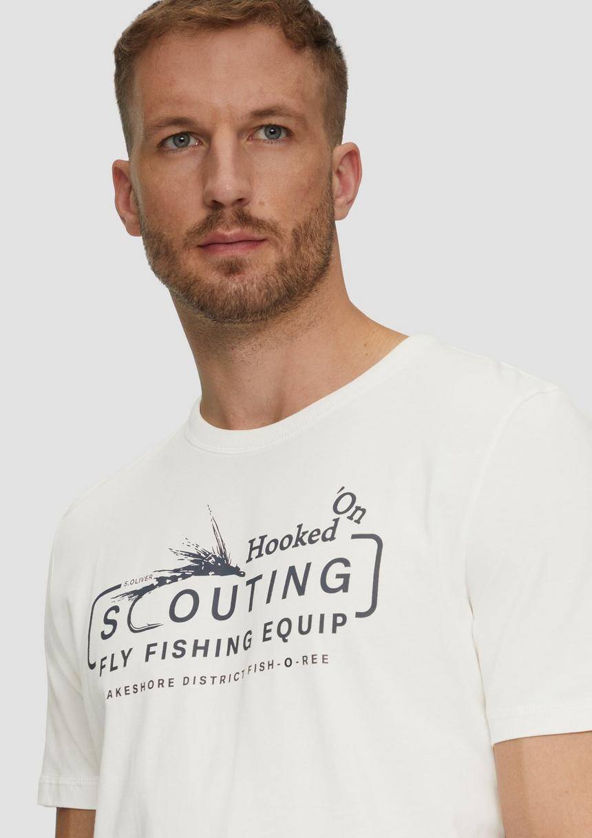 S.Oliver Baumwollshirt Mit Frontprint