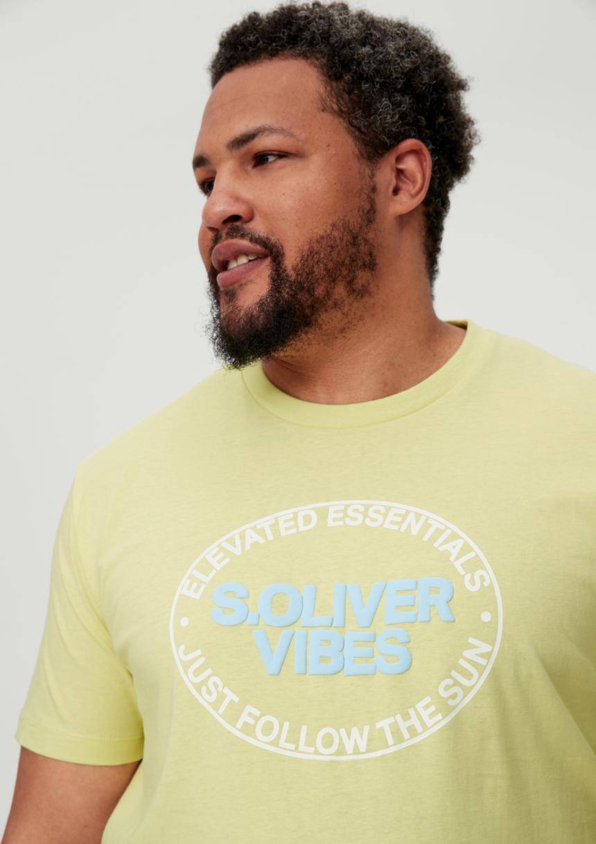 S.Oliver Baumwollshirt Mit Frontprint