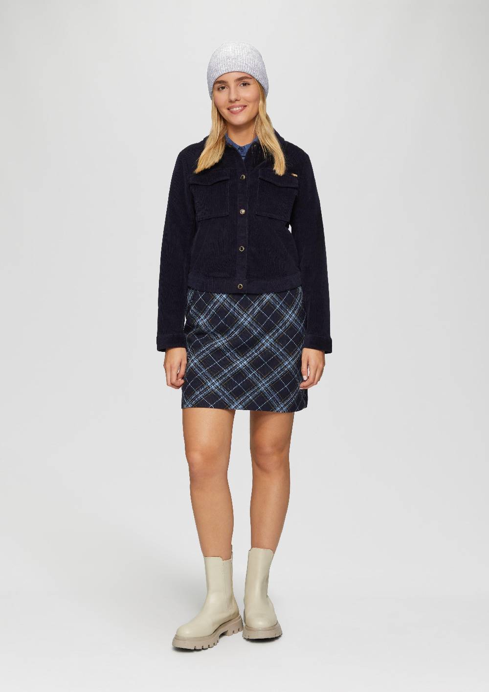 S.Oliver Beanie Aus Rippstrick