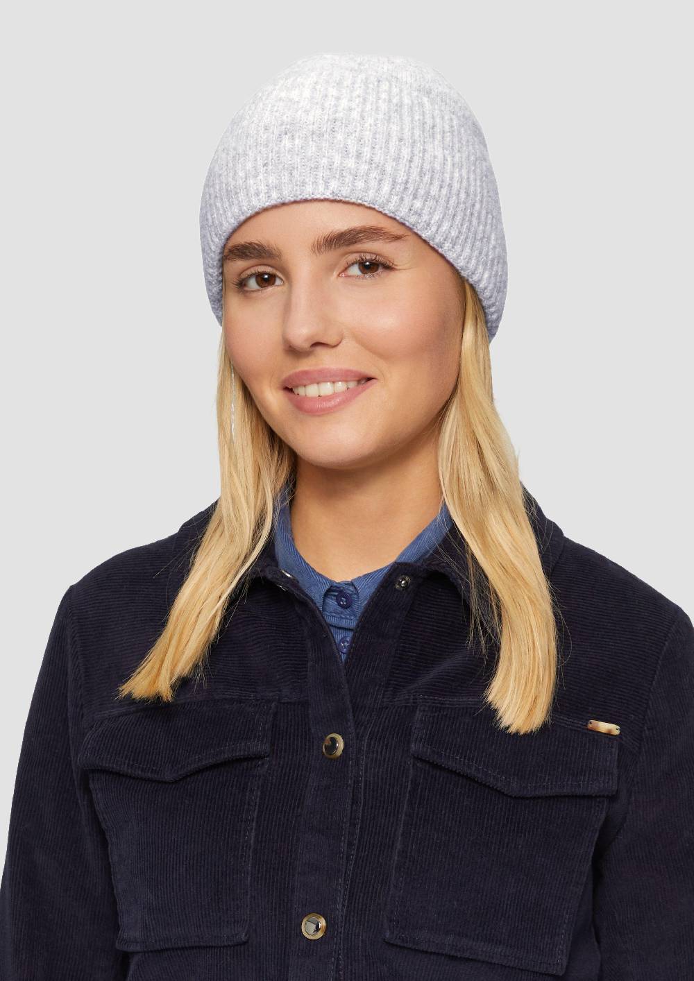 S.Oliver Beanie Aus Rippstrick