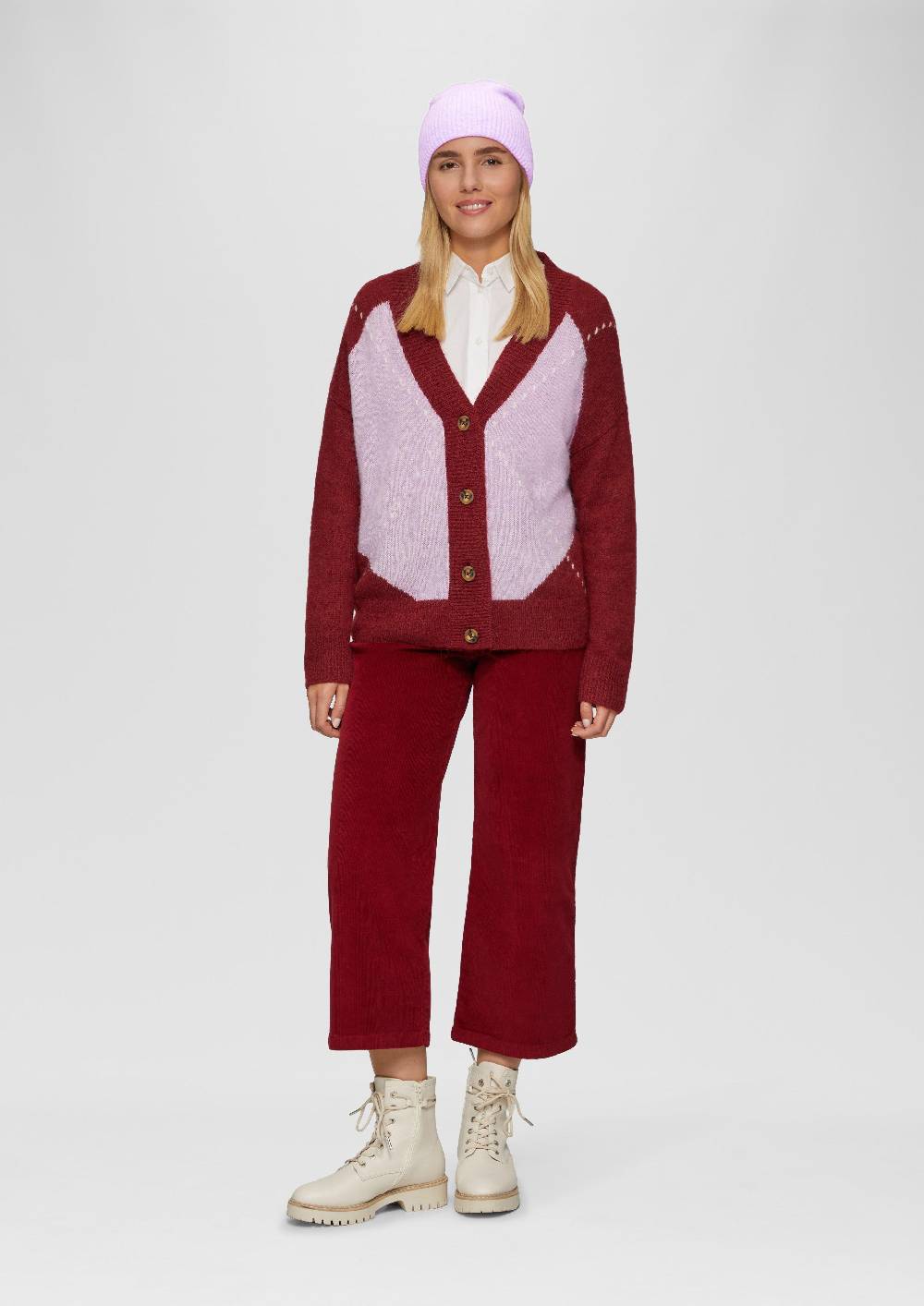 S.Oliver Beanie Aus Rippstrick