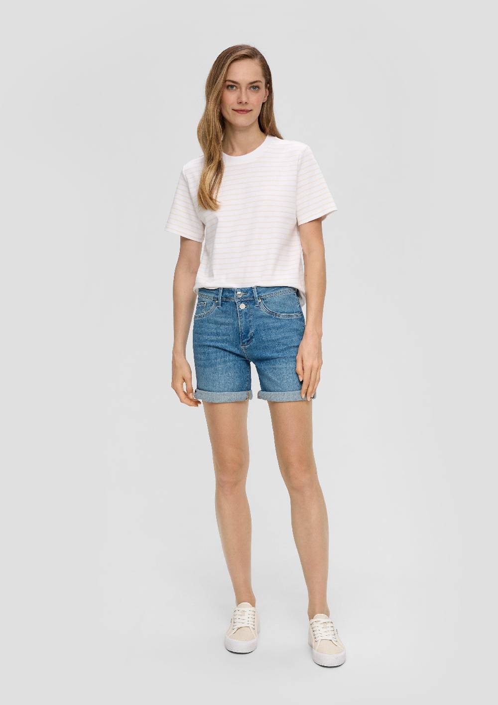 S.Oliver Bermuda-Jeans Betsy / Slim Fit / Mid Rise