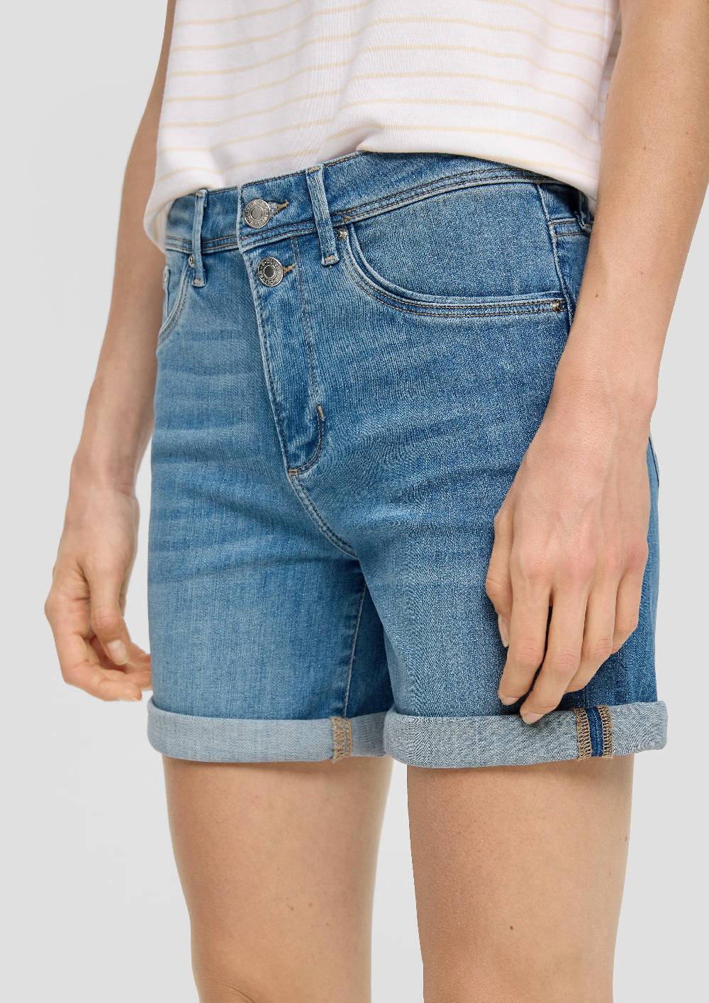 S.Oliver Bermuda-Jeans Betsy / Slim Fit / Mid Rise