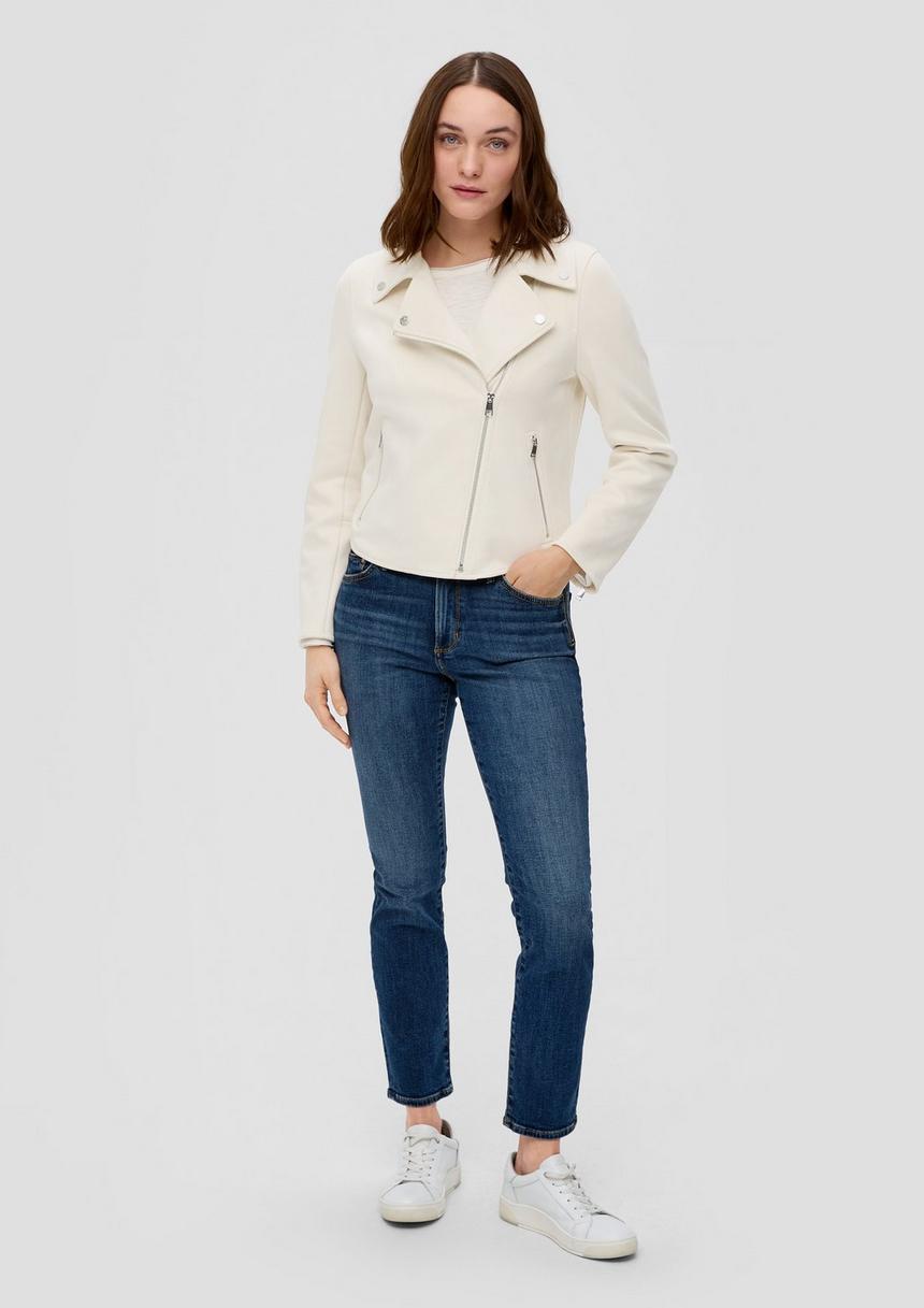 S.Oliver Bikerjacke Aus Velours