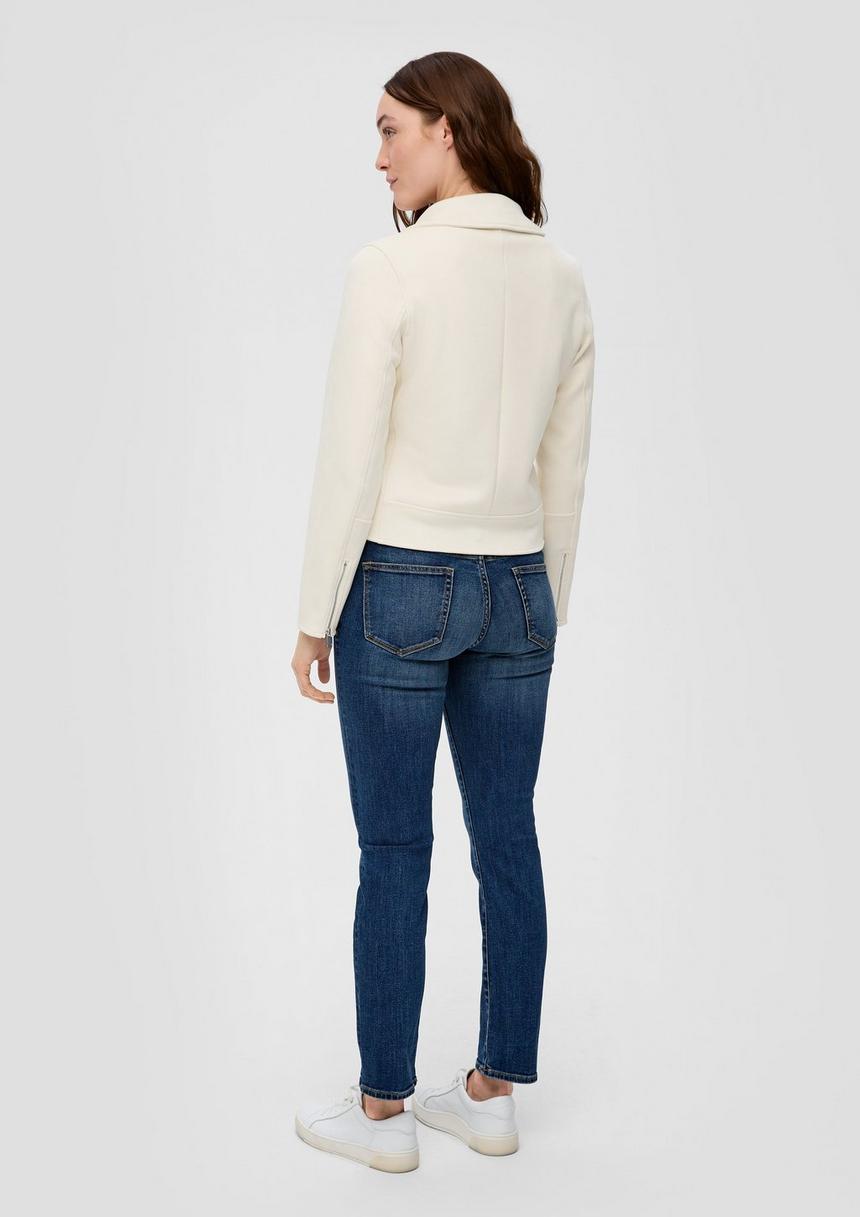 S.Oliver Bikerjacke Aus Velours