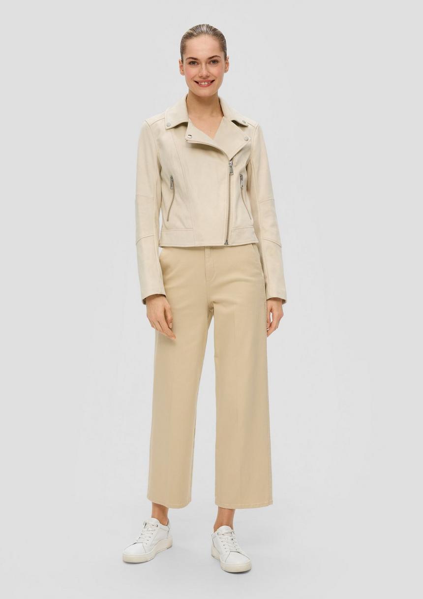 S.Oliver Bikerjacke In Lederoptik