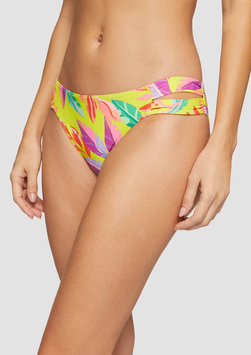 S.Oliver Bikinihose Mit Floralem Muster