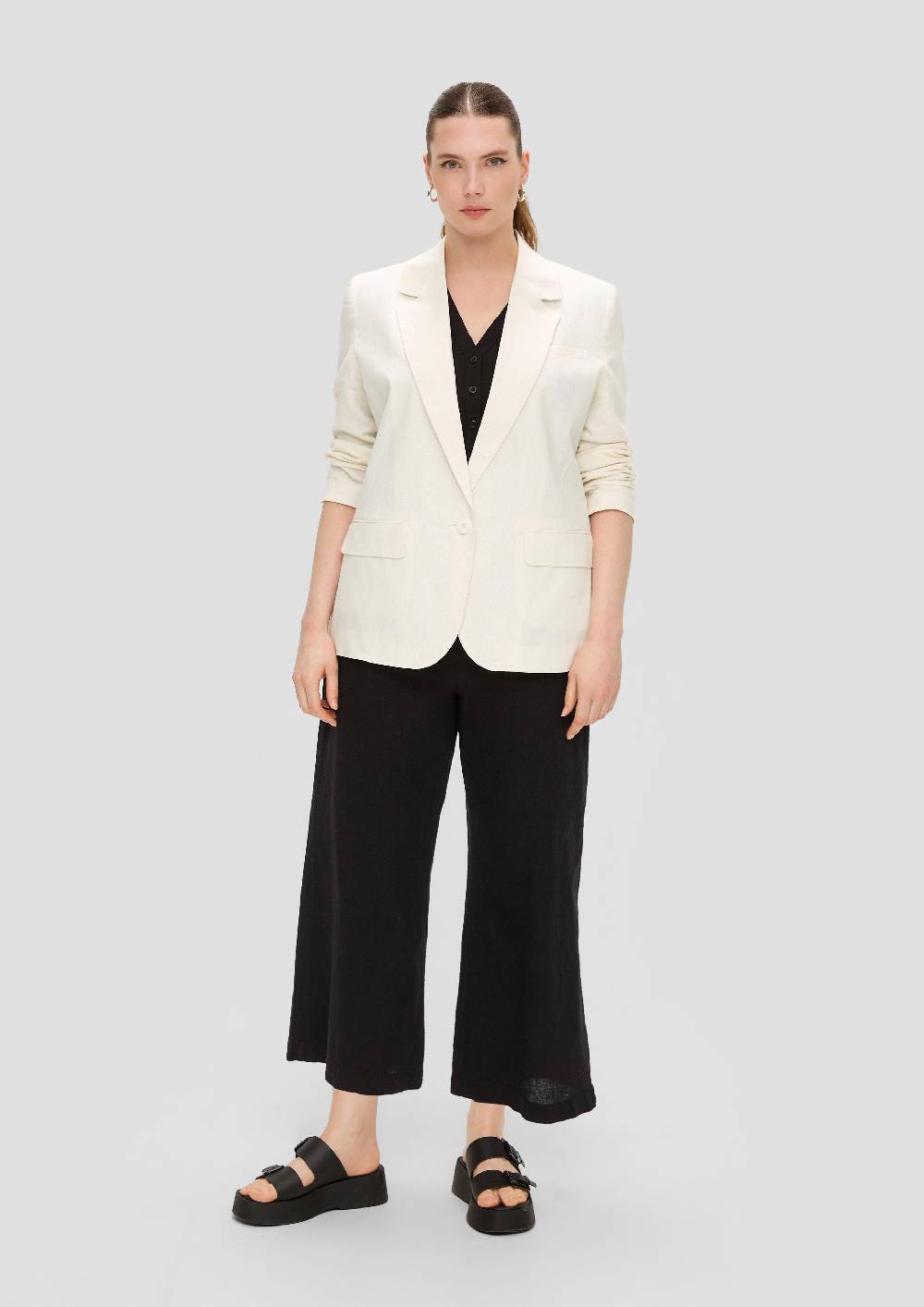 S.Oliver Blazer Aus Leinenmix