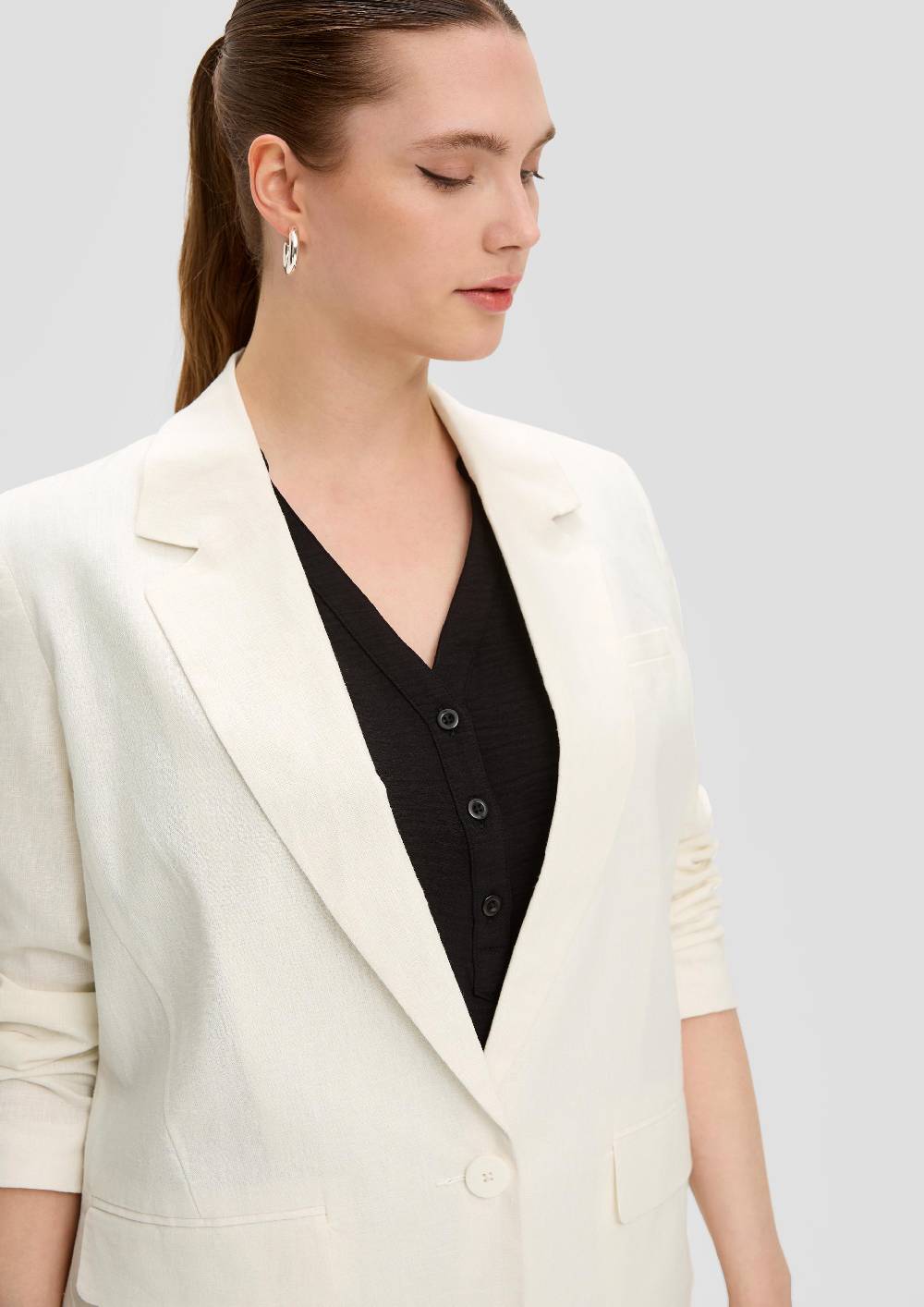 S.Oliver Blazer Aus Leinenmix