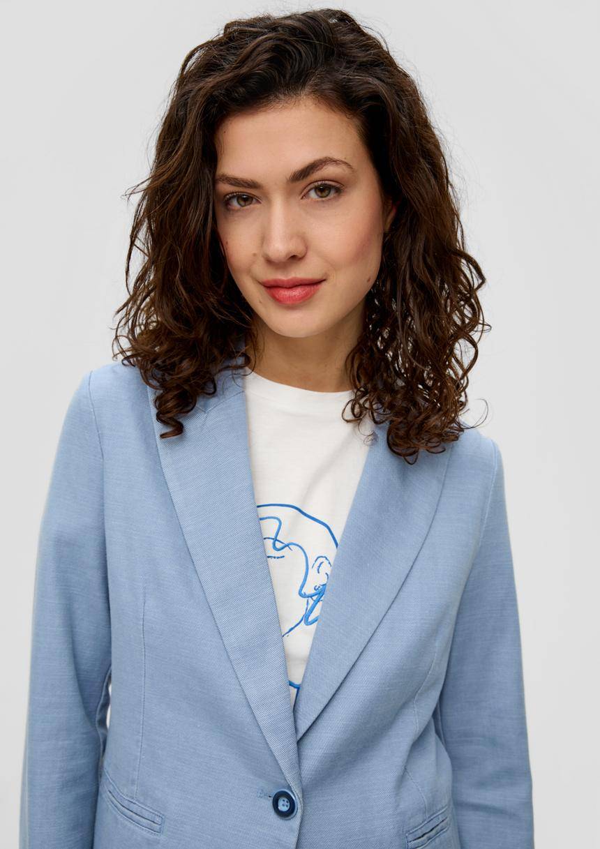 S.Oliver Blazer Aus Twill