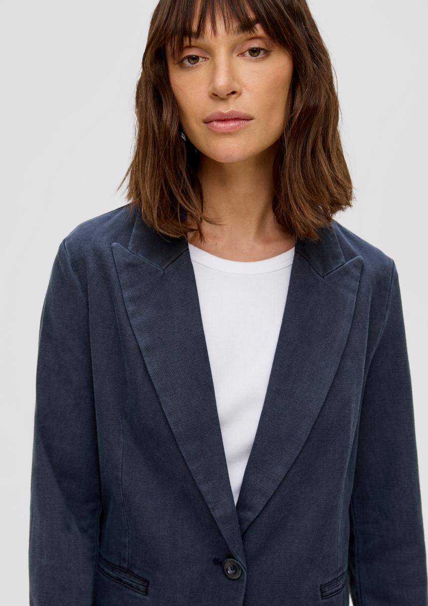 S.Oliver Blazer Aus Twill