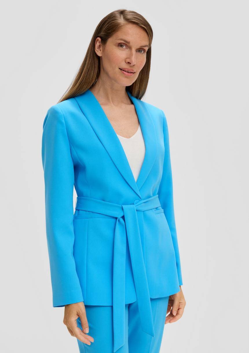 S.Oliver Blazer Mit Bindegürtel