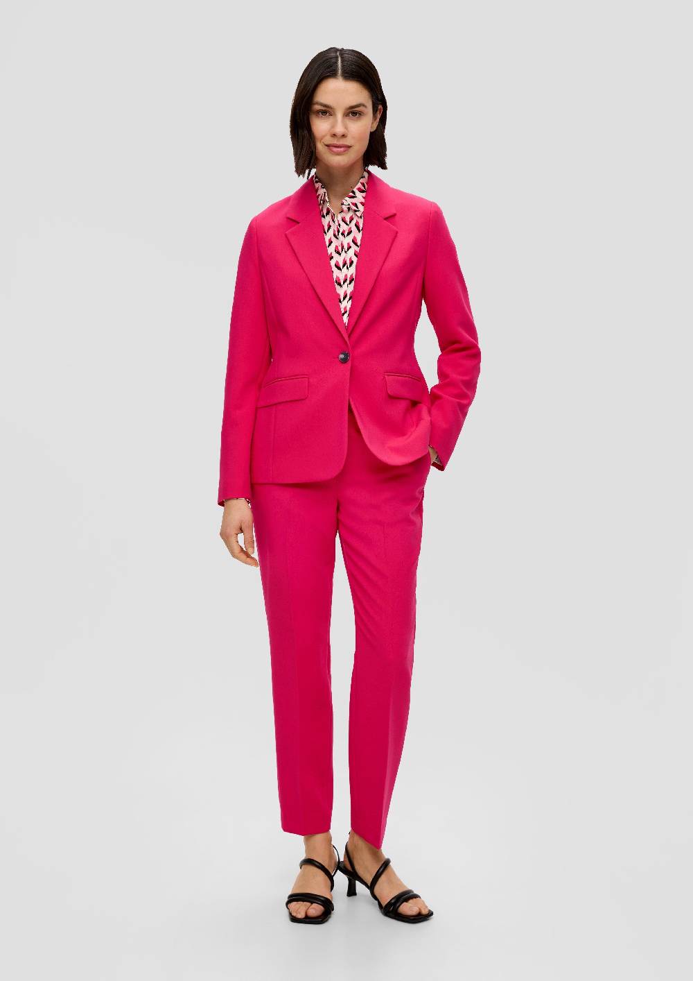 S.Oliver Blazer Mit Reverskragen