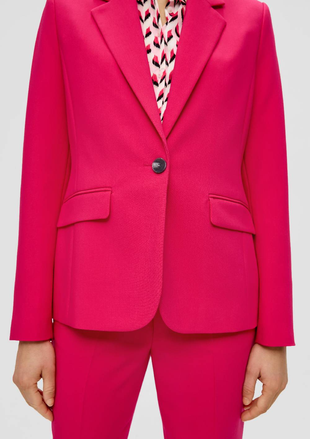 S.Oliver Blazer Mit Reverskragen