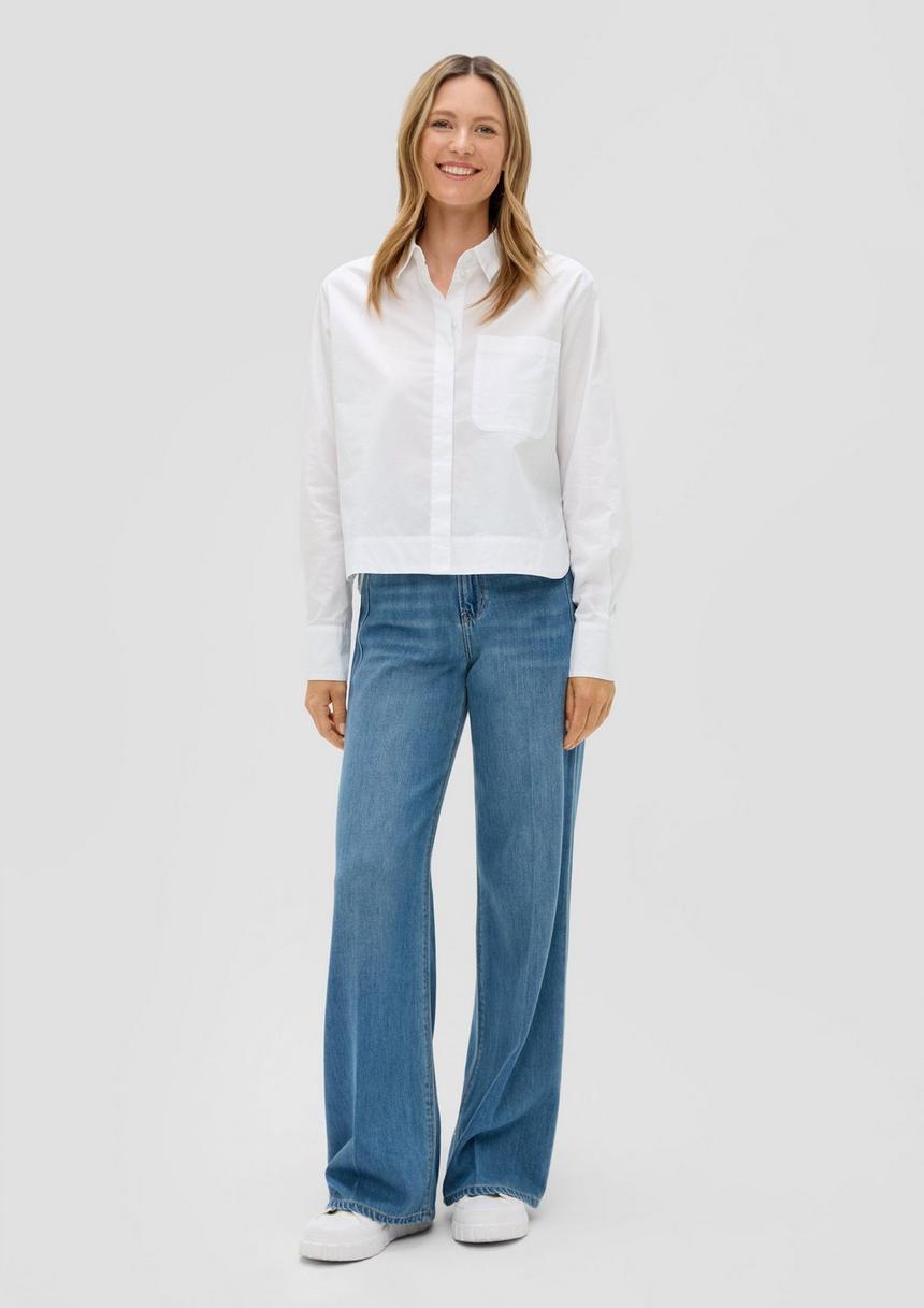 S.Oliver Bluse Aus Popeline