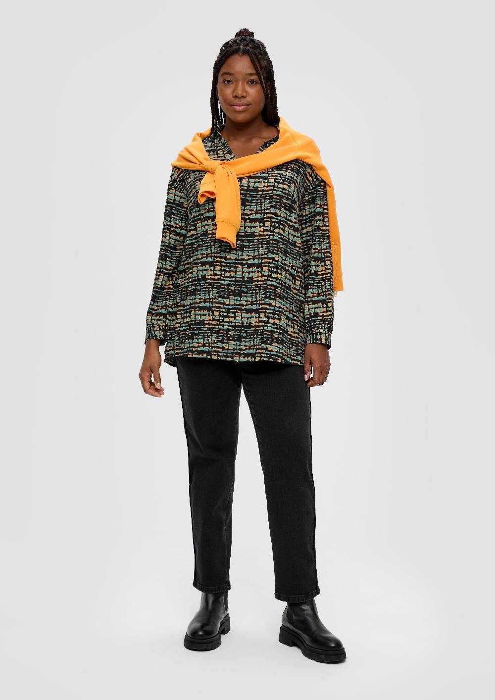 S.Oliver Bluse Aus Reiner Viskose