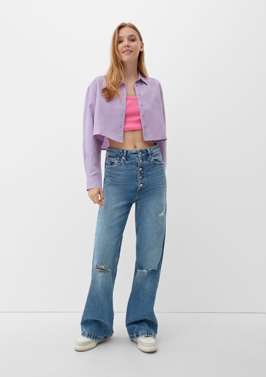 S.Oliver Bluse Im Boxy-Schnitt