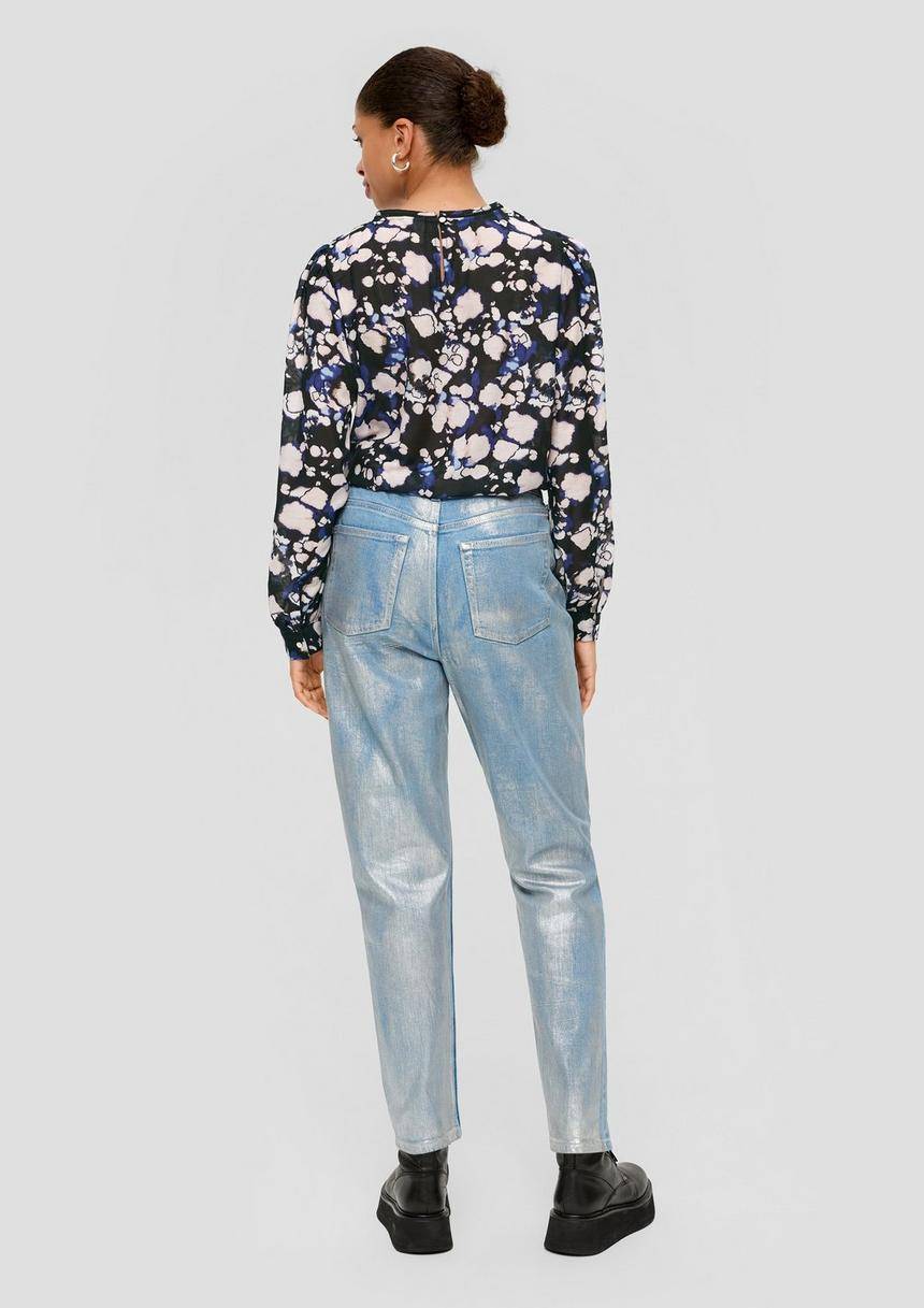 S.Oliver Bluse Mit Allover-Muster