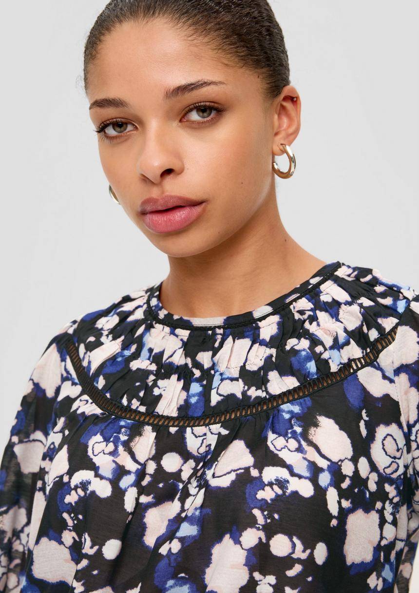 S.Oliver Bluse Mit Allover-Muster