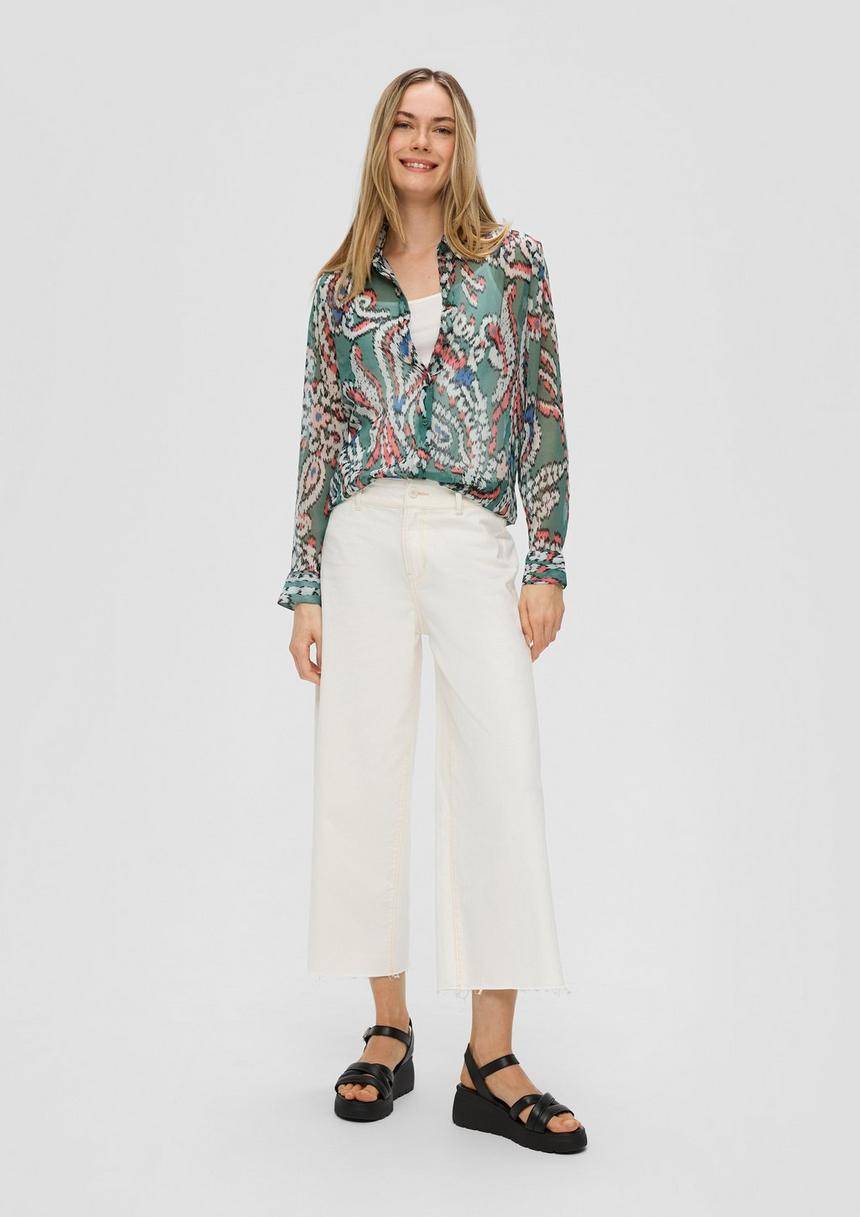 S.Oliver Bluse Mit Allover-Print