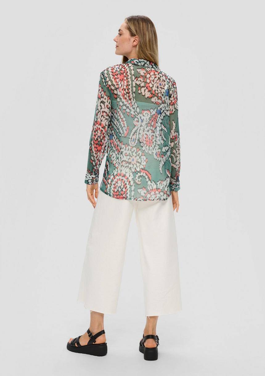 S.Oliver Bluse Mit Allover-Print