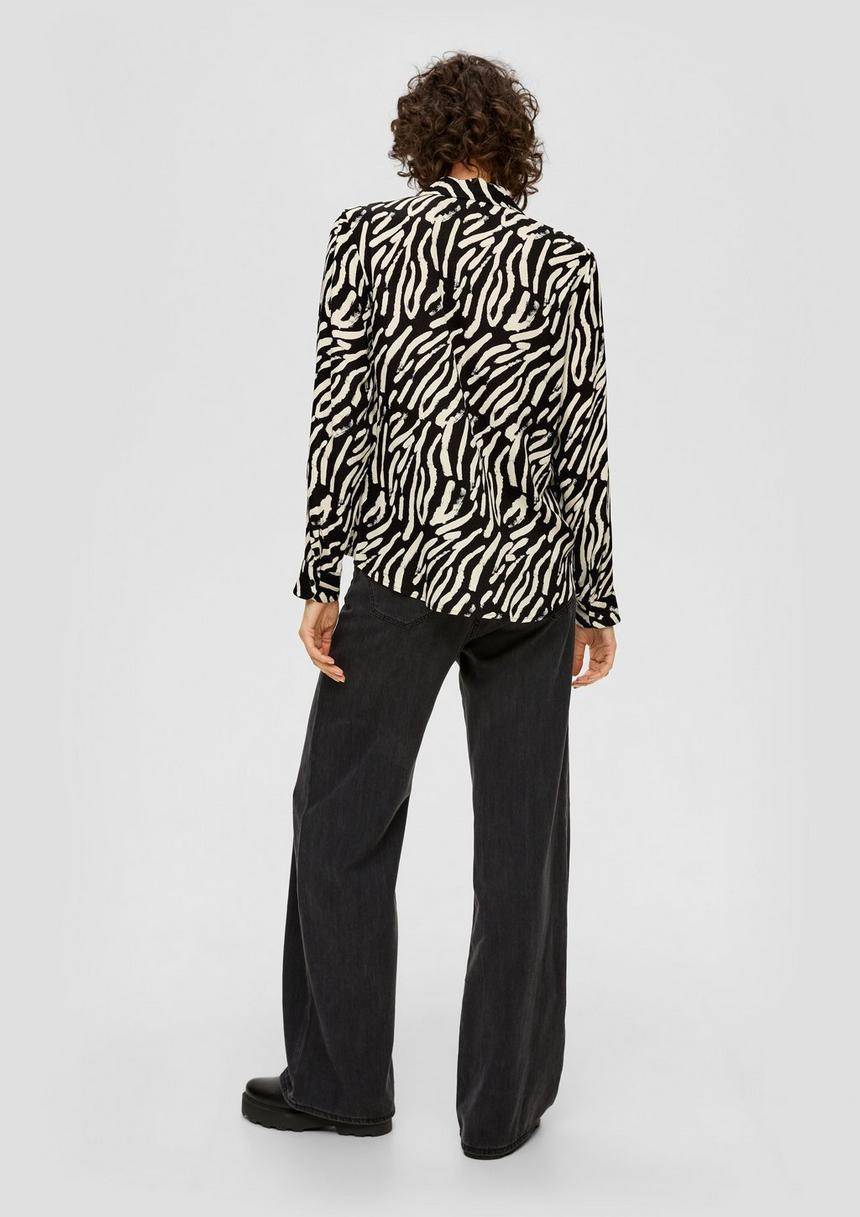 S.Oliver Bluse Mit Allovermuster