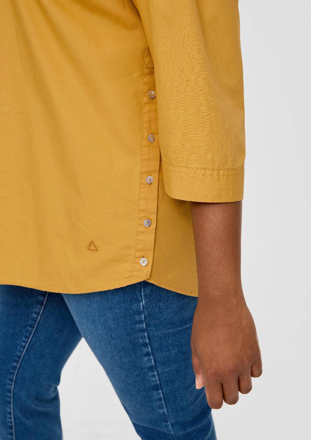 S.Oliver Bluse Mit Aufknöpfbarem Saum