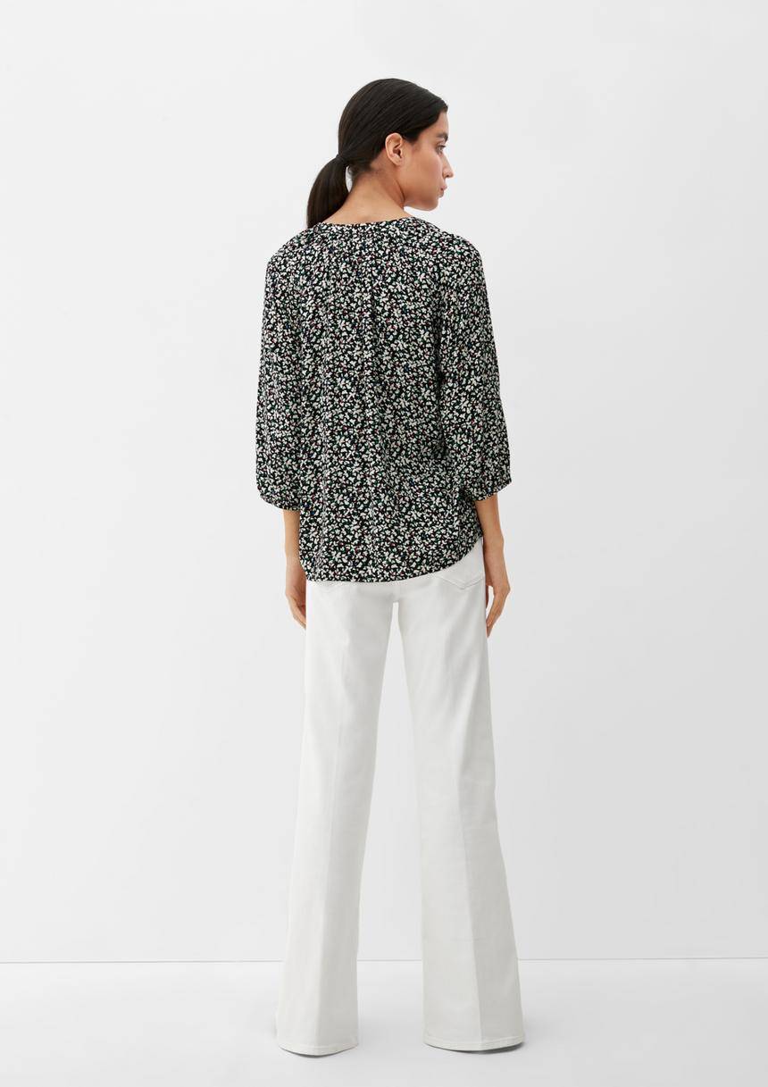 S.Oliver Bluse Mit Dobby-Struktur