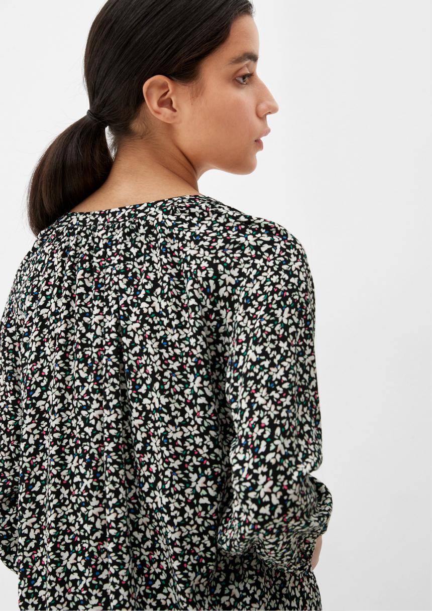 S.Oliver Bluse Mit Dobby-Struktur